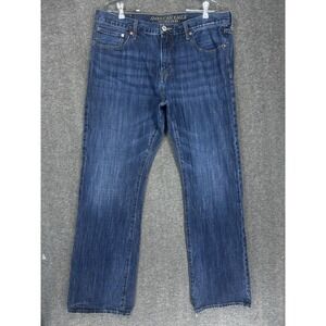 American Eagle Jeans Mens 36x33 (tag 36x34) Original Boot Made to Last Cotton